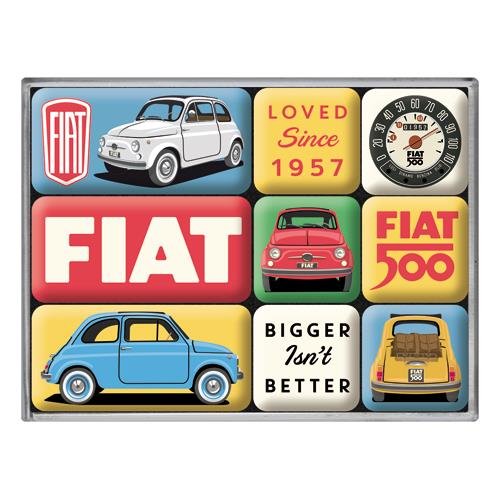 83121 Magnesy (9szt) Fiat 500 Loved