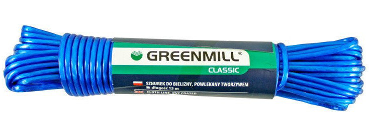 Sznurek Ogrodowy Do Bielizny Powlekany 15m GR5043S