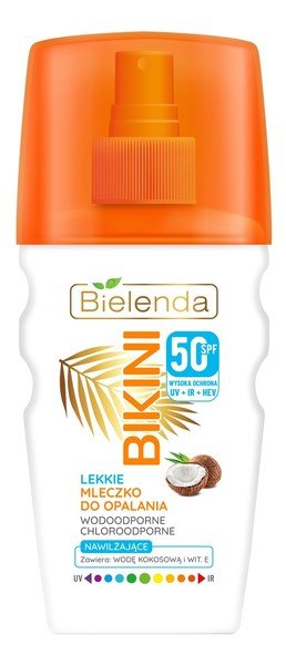 Bielenda Lekkie kokosowe SPF 50 Mleczko do opalania 150ml