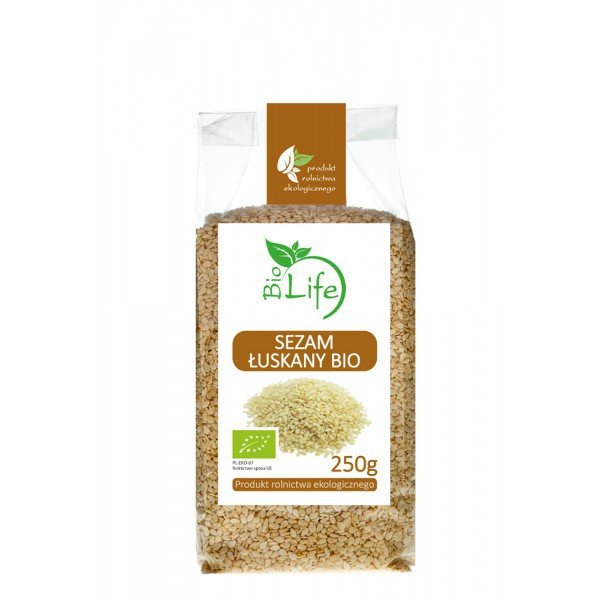 BioLife 101BioLife Sezam Łuskany 250g -