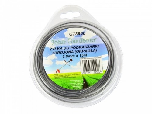 GEKO Żyłka do podkaszarki zbrojona(okrągła)3,0mmx15m(80)