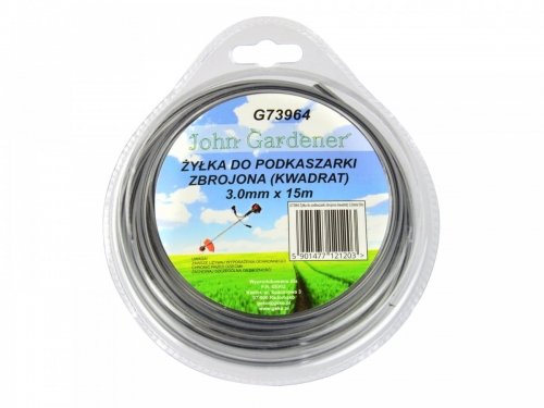 Geko ŻYŁKA DO PODKASZARKI ZBROJONA KWADRAT 3,0MMX15M 10/80 G73964 GEKO vx1413