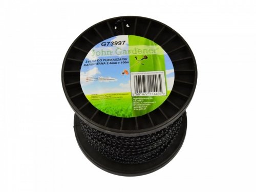 Żyłka Tnąca Kosy Spalinowej 2,4 mm 100M Karbowana