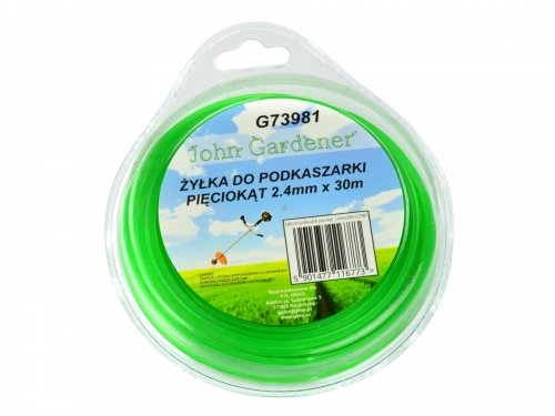 Żyłka Do Kosy Podkaszarki 5-KĄT 2,4mm x 30m