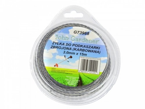 GEKO Żyłka do podkaszarki zbrojona(karbowana) 3,0mmx15m(80)