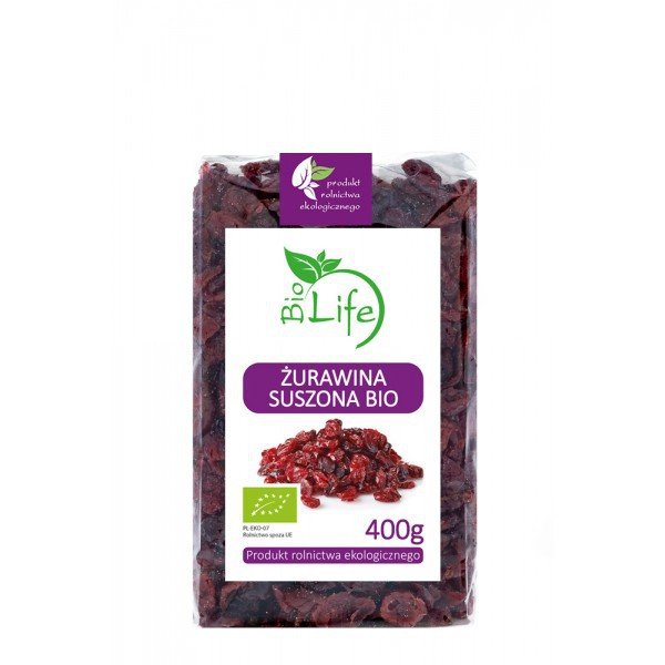 BioLife 101BioLife Żurawina Suszona 400g - BLFZURAWINASU