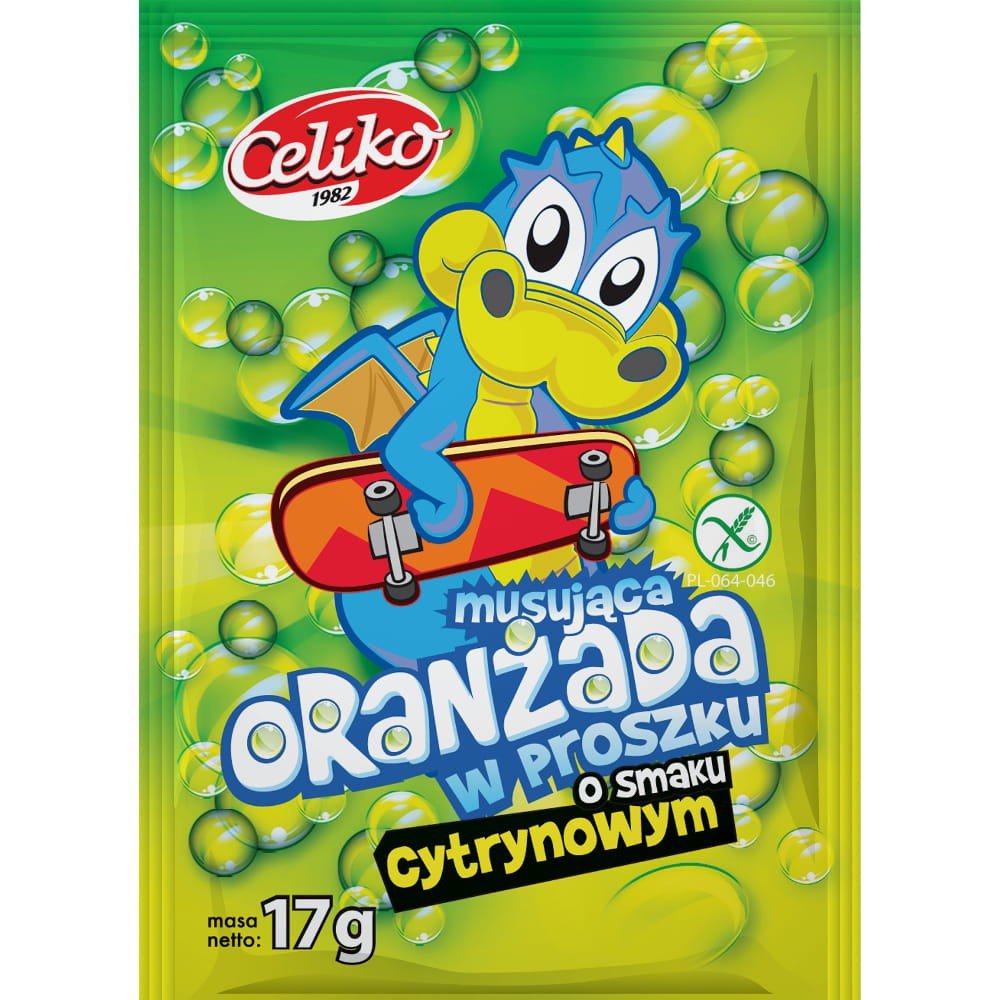 CELIKO ORANŻADA W PROSZKU O SMAKU CYTRYNOWYM 17 g - CELIKO