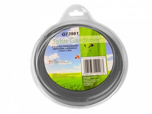 Żyłka Tnąca Głowica Kosy Zbrojona Okrągła 3,0MM 50