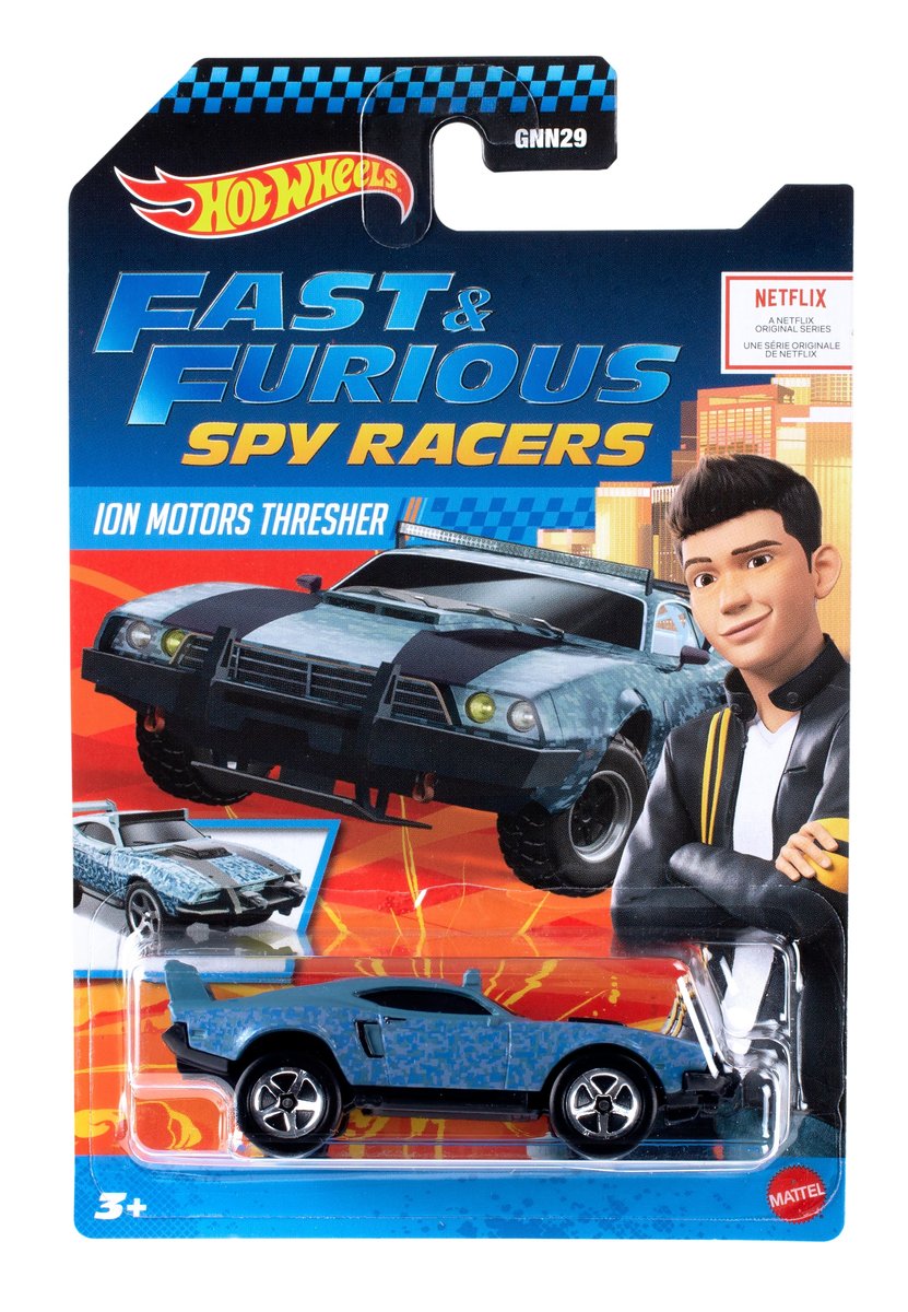 Hot Wheels Szybcy i wściekli Wyścigowi agenci Pojazd Ion Motors Thresher