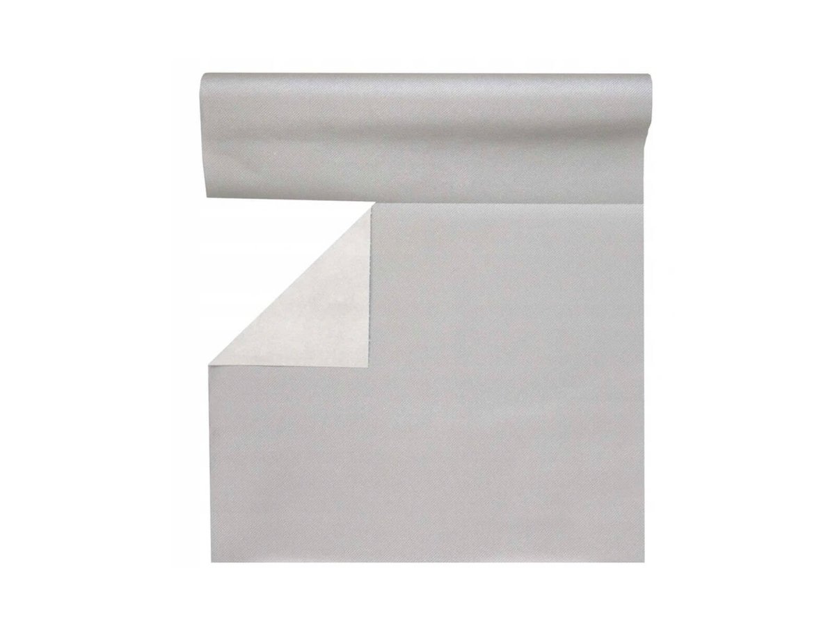 Santex Dekoracja bieżnik na stół 3w1 - srebrny - 40 cm - 1 szt. S6809-004