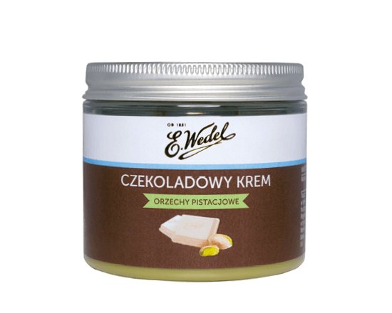 E.Wedel, krem czekoladowy biała czekolada i orzechy pistacjowe, 200 g