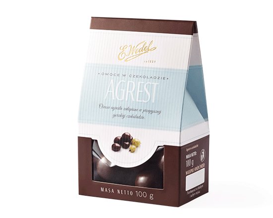 E.Wedel, owoce w czekoladzie agrest, 100 g