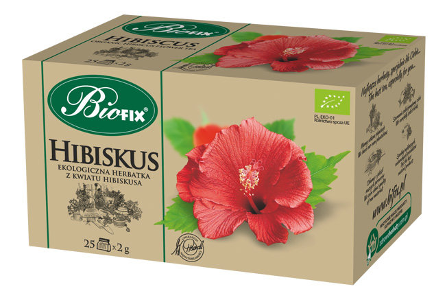 Bifix Hibiskus herbatka owocowa ekologiczna ekspresowa 25 saszetek 1139664