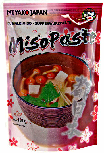 Pasta Aka Miso, ciemna 150g - Miyako Japan