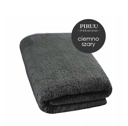 Piruu Ręcznik kąpielowy Piruu 50x100 gruby chłonny szary 9817_Denix_ciemno szary