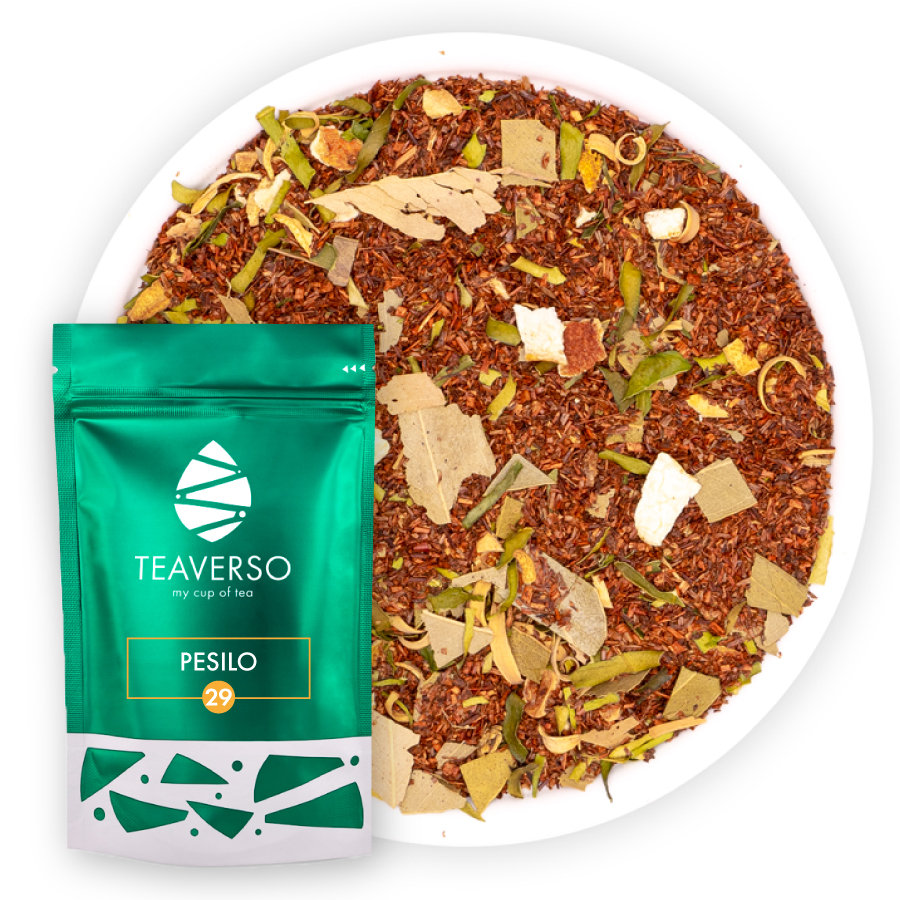 Rooibos liście limonki, eukaliptusa Pesilo 50 g