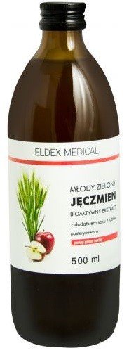 Ojciec Klimuszko Młody Zielony Jęczmień 500ml Ekstrakt z młodego jęczmienia w płynie OK35