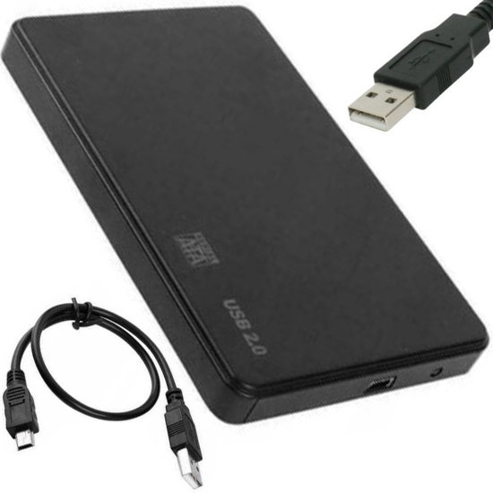 Retoo Obudowa Dysku 2,5'' Kieszeń Hdd Sata Usb 2.0 +etui