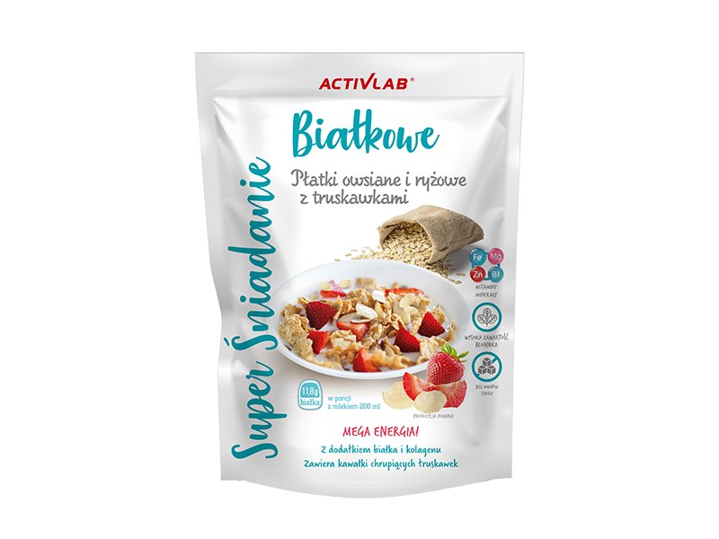 ACTIVLAB SUPER ŚNIADANIE płatki owsiane z tru 300g