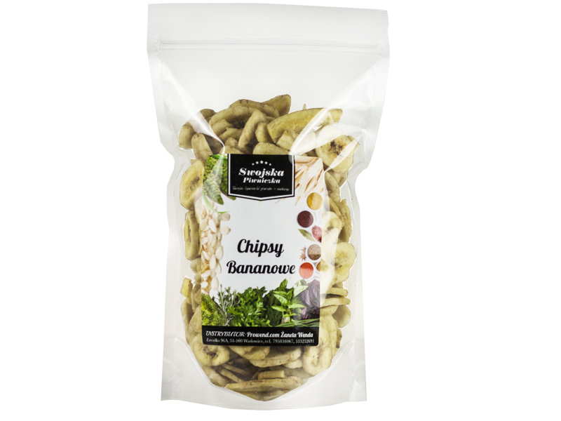 Chipsy Bananowe 1Kg Banan Suszony Bez Konserwantow