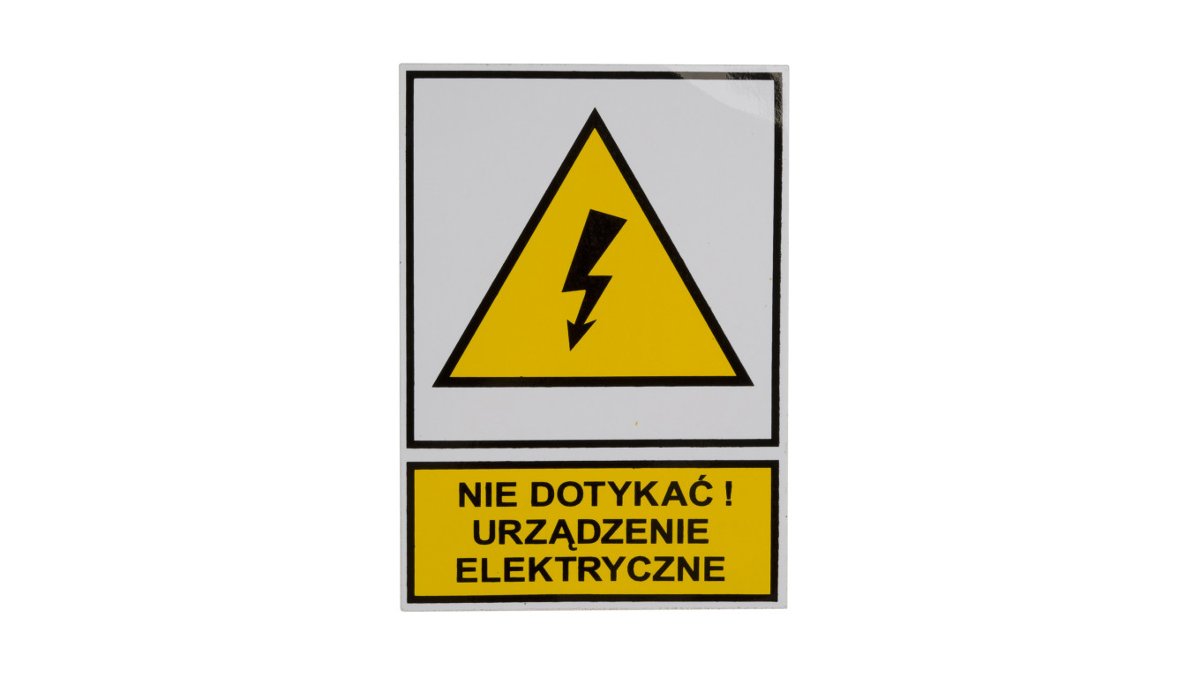 ERGOM Naklejka TZO 74*105S N.D.U.E. ERGO-244-111010