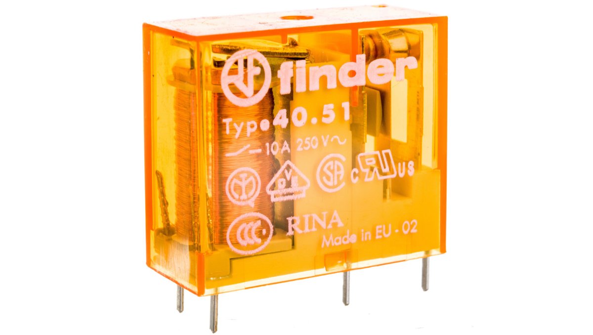 Finder Przekaźnik 1CO 10A 24V AC 40.51.8.024.0000