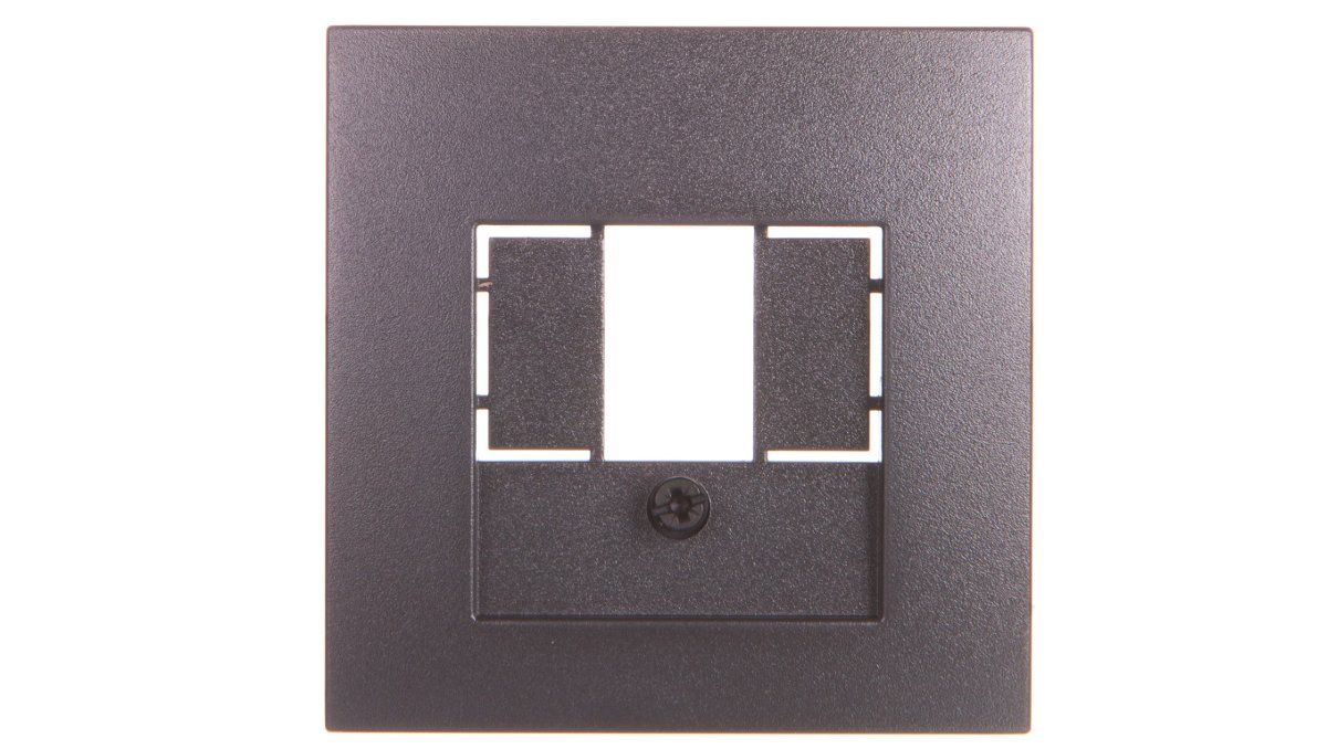 Hager polo B.1/B.3/B.7 Element centralny do gniazda TAE i głośnikowego antracyt mat 10331606 10331606