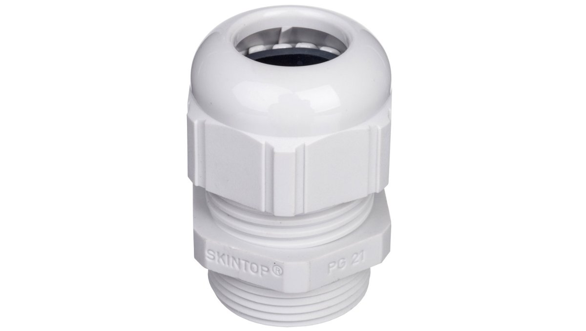 Lapp Kabel Dławnica kablowa poliamidowa PG21 IP68 SKINTOP ST 21 jasnoszara 53018050 53018050