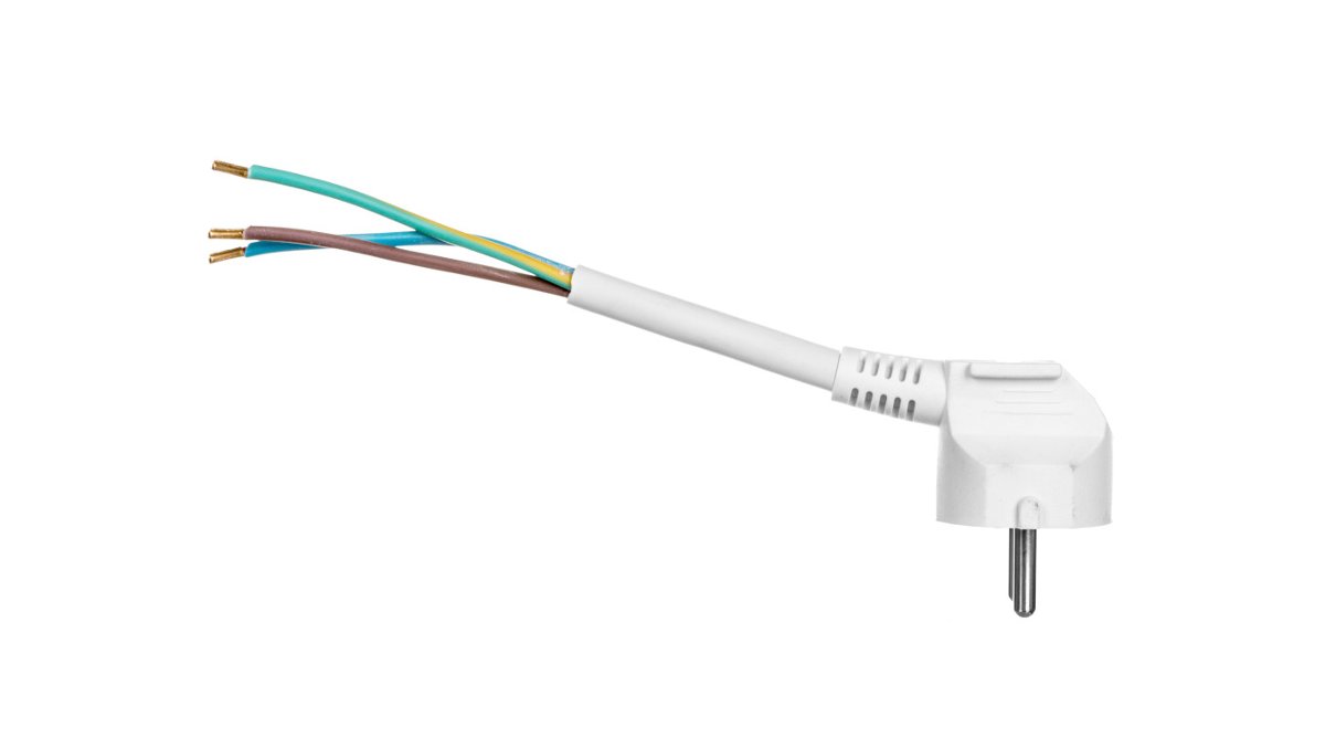 Emos Flexo kabel-PCW 3 X 1,5 MM, 3 m, biały, KF-CR2 H05VV-F3 hy005-F