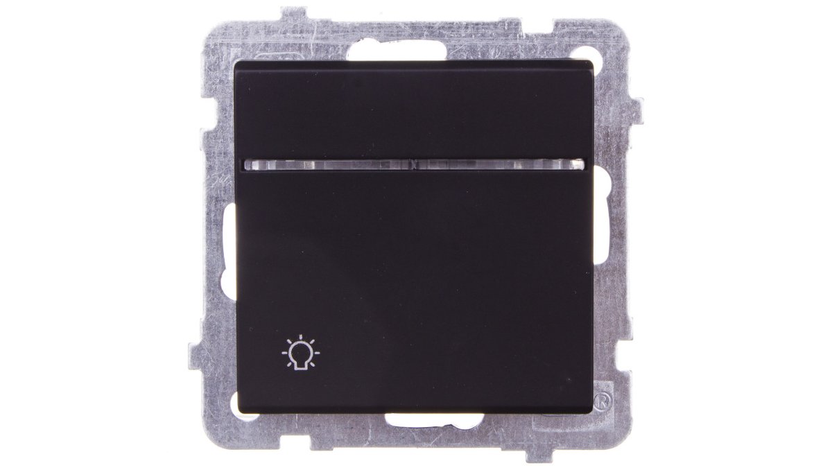Ospel Sonata czarny łącznik światło ŁP-5RS/m/33 ŁP-5RS/m/33