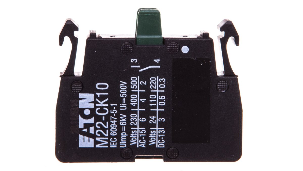 Zdjęcia - Pozostałe artykuły elektryczne Eaton Styk pomocniczy 1Z 0R montaż czołowy M22-CK10 216384 