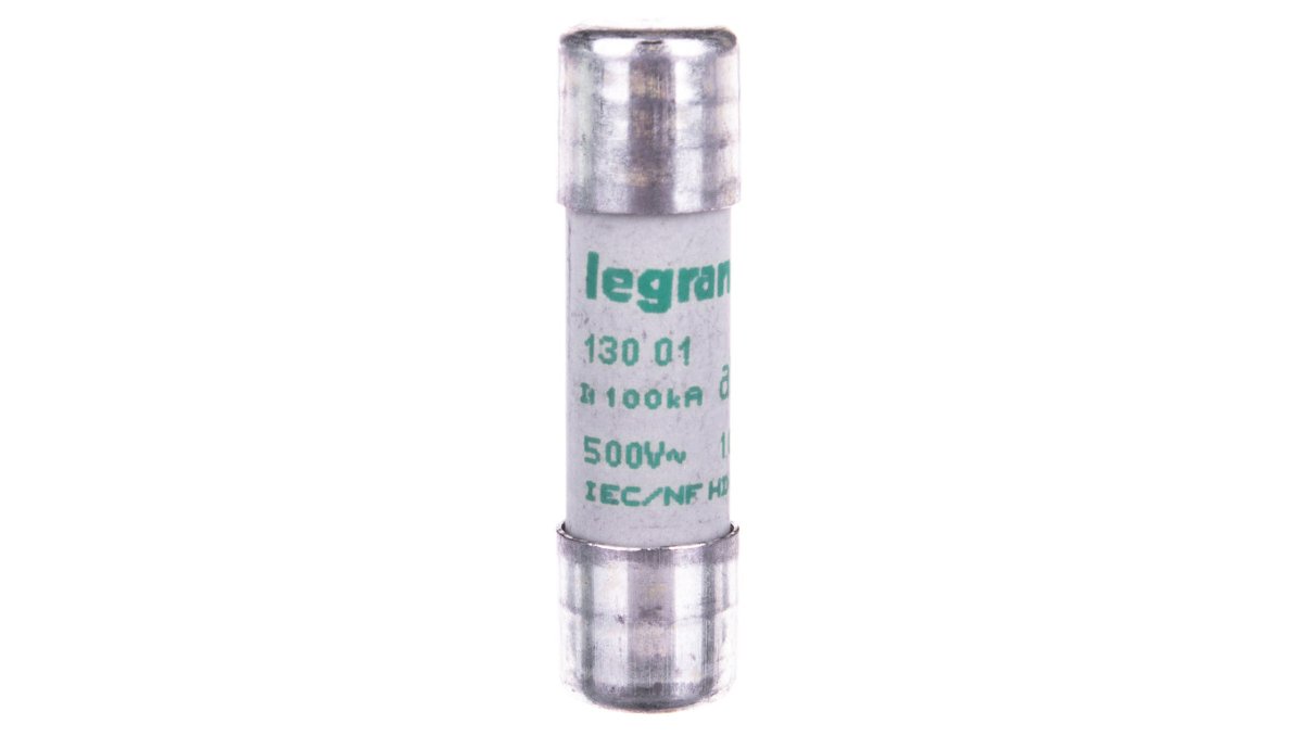 Фото - Автоматичний вимикач Legrand Wkładka bezpiecznikowa cylindryczna 10x38mm 1A aM 500V HPC 013001 