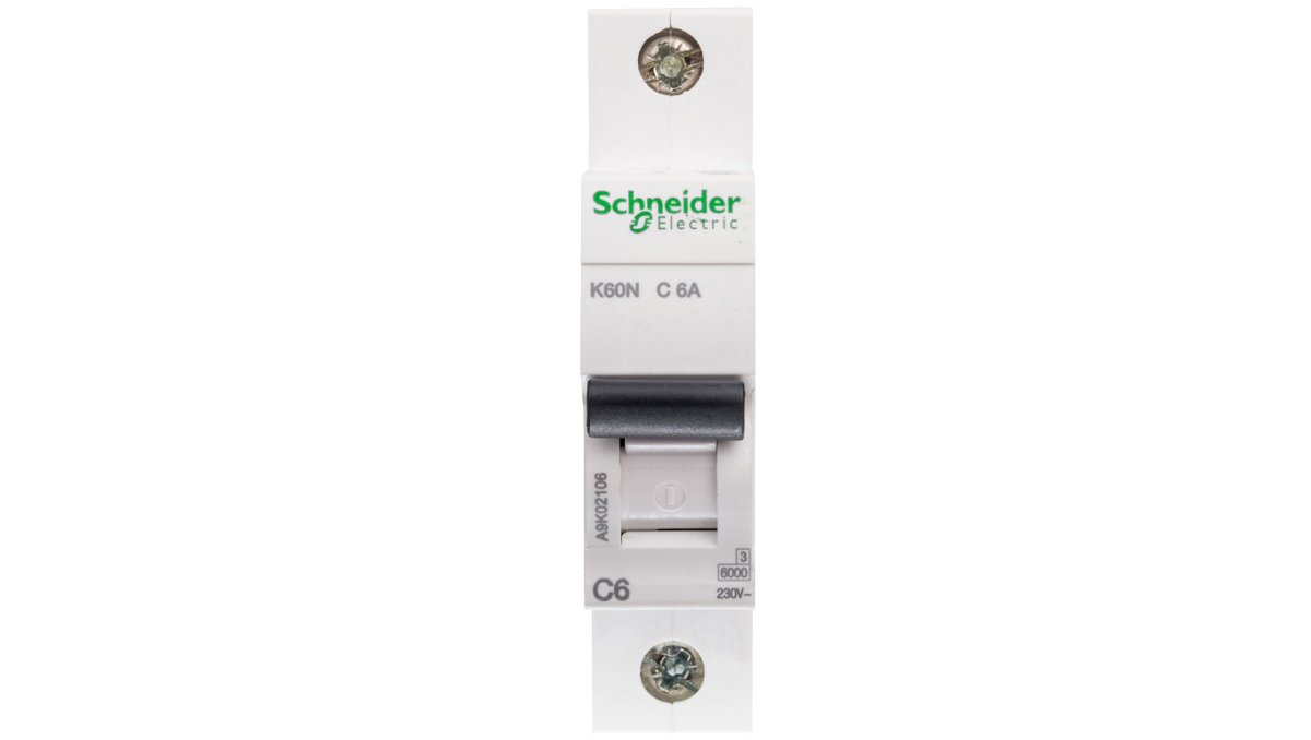 Schneider Electric Wyłącznik nadprądowy jednobiegunowy C 6A K60N A9K02106