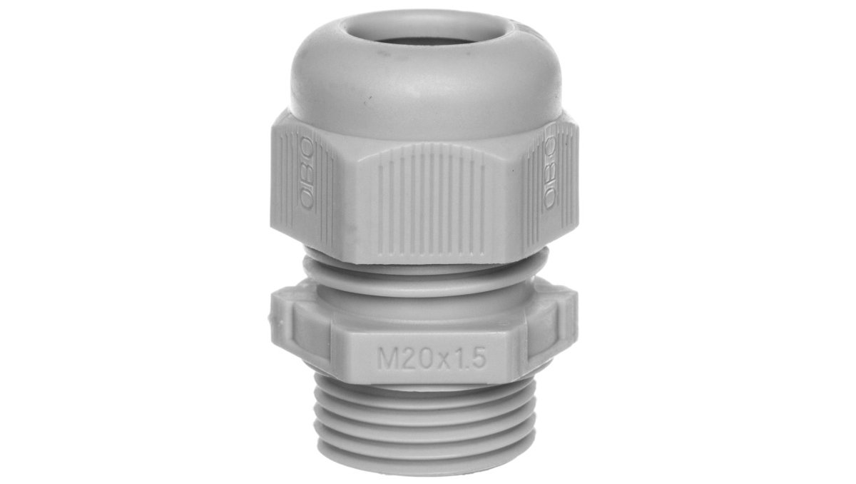 OBO Bettermann Dławnica kablowa poliamidowa M20 IP68 V-TEC VM20 jasnoszara 2022847 2022847