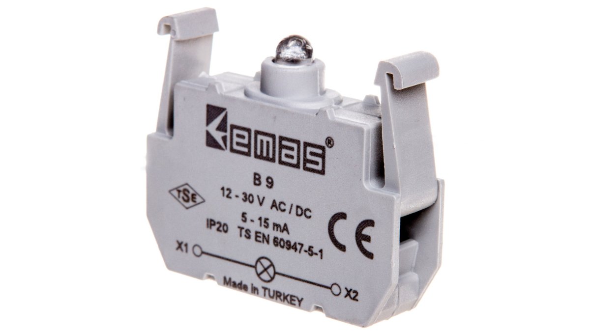 Zdjęcia - Pozostałe artykuły elektryczne Dajar Element podświetlający do przycisków serii B, 12-30V AC/DC, zielony T0-B9 