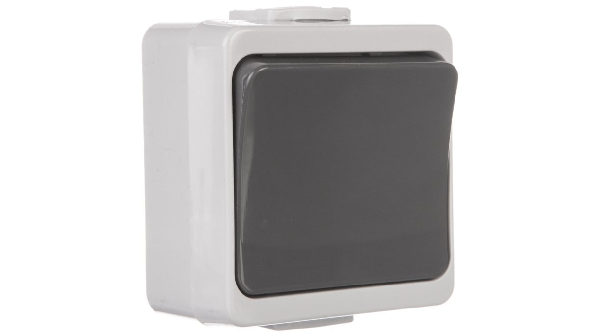 Timex elektro JANTAR-bis Przycisk zwierny /dzwonek/ z podświetleniem n/t IP44 szary WNT-7J-b/S WNT-7J-b/S SZ