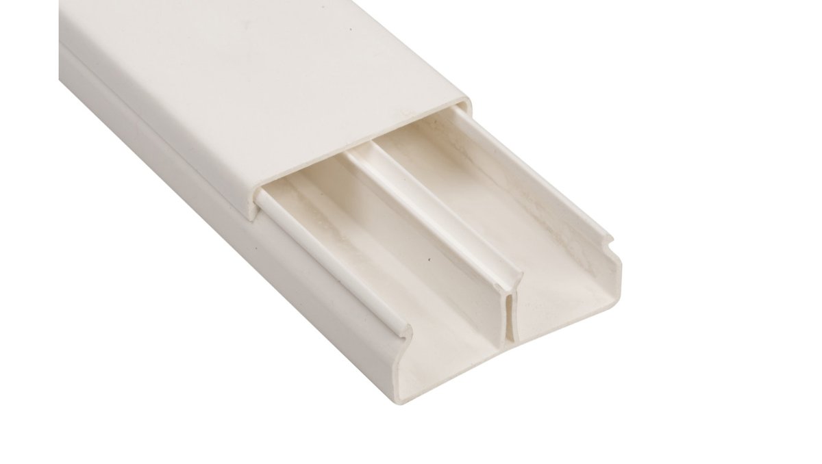 OBO Bettermann Kanał instalacyjny z przegrodą 50x20 WDK-N20050RW biały 6168744 2m 6168744