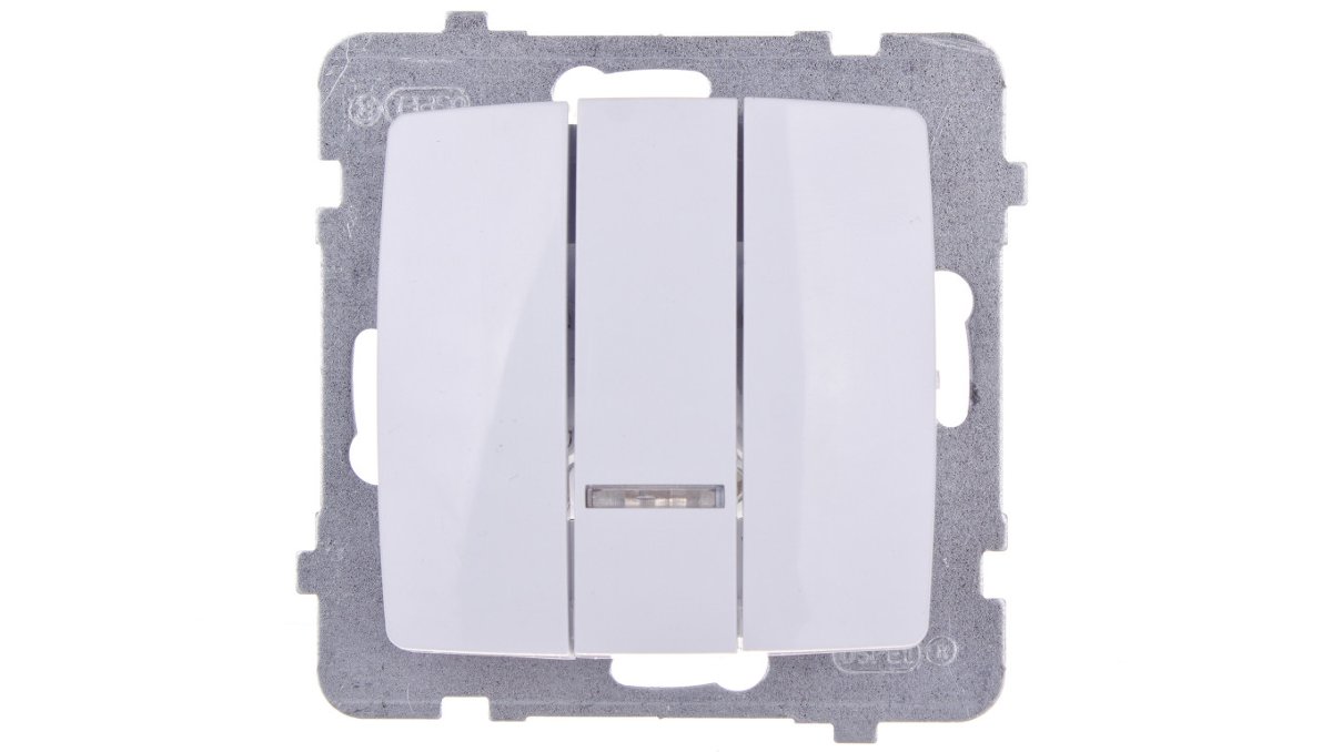 Ospel Karo biały łącznik potrójny ŁP-13SS/m/00 ŁP-13SS/m/00