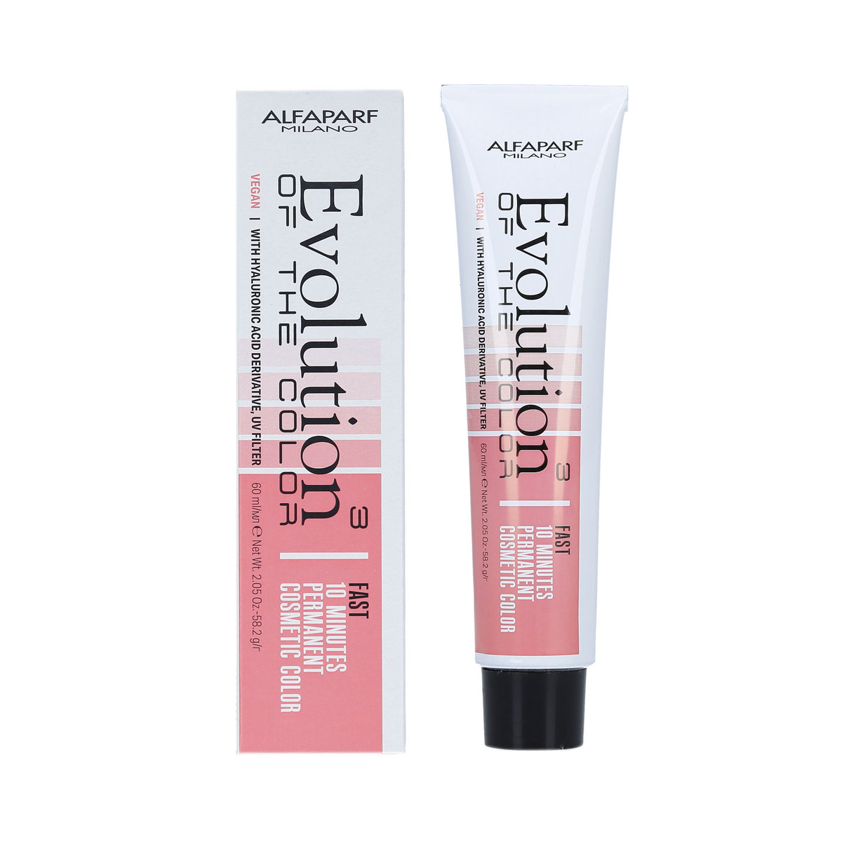 Alfaparf Evolution Fast 10', farba do szybkiej koloryzacji bez amoniaku, 60ml | Kolor: 8 Cerene/Ash