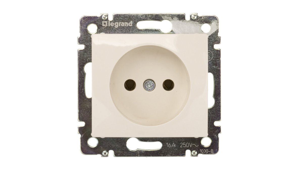 Legrand Gniazdo ścienne VALENA Pojedyncze moduł b/u 774316 krem