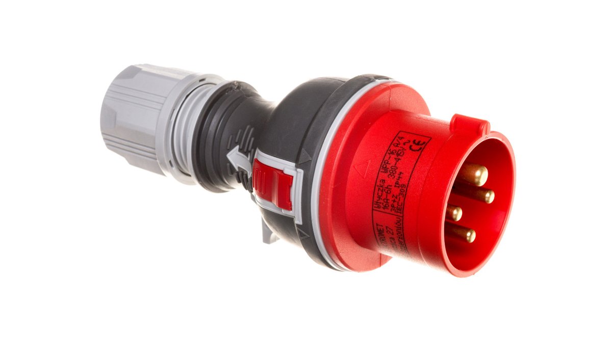 Elektromet Wtyczka przenośne proste TWIST 3P+Z 16A 400V IP44 WPP 16/4 922071