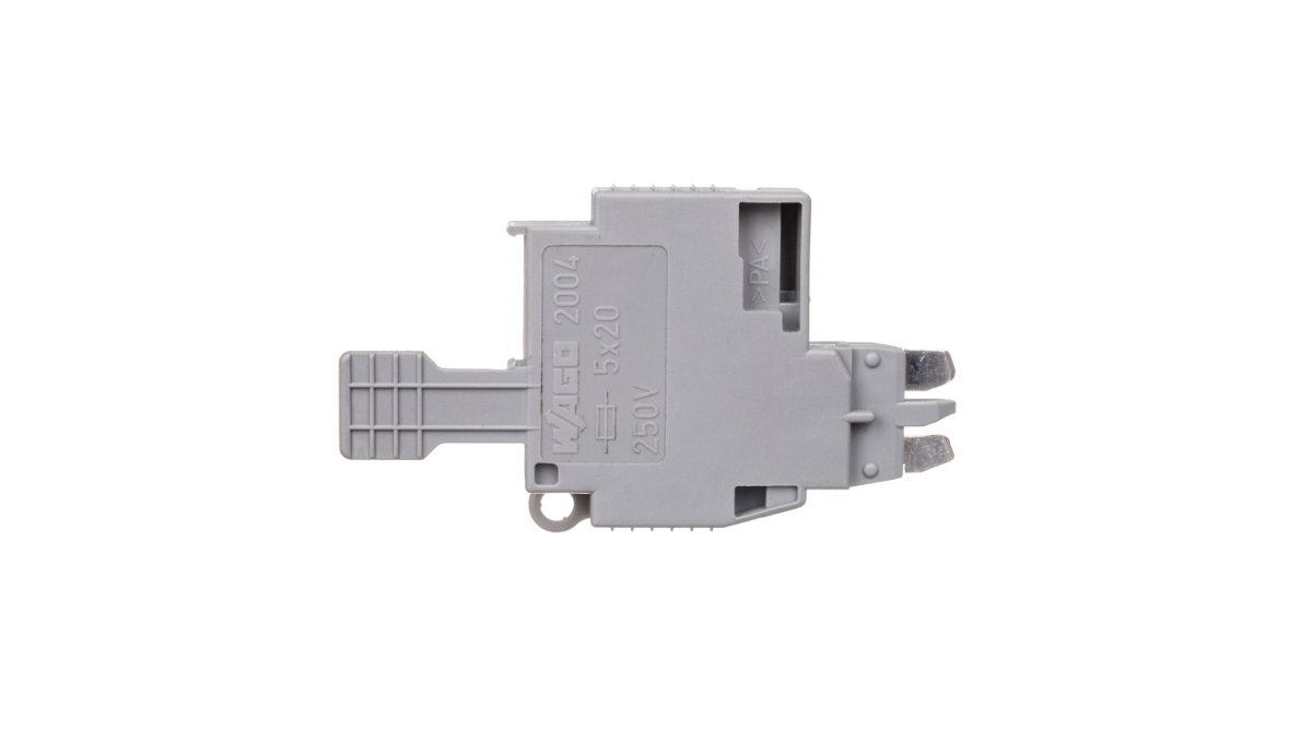 Wago Wtyk bezpiecznikowy z uchwytem 5x20 6,3A 250V szary TOBJOBS 2004-911 2004-911