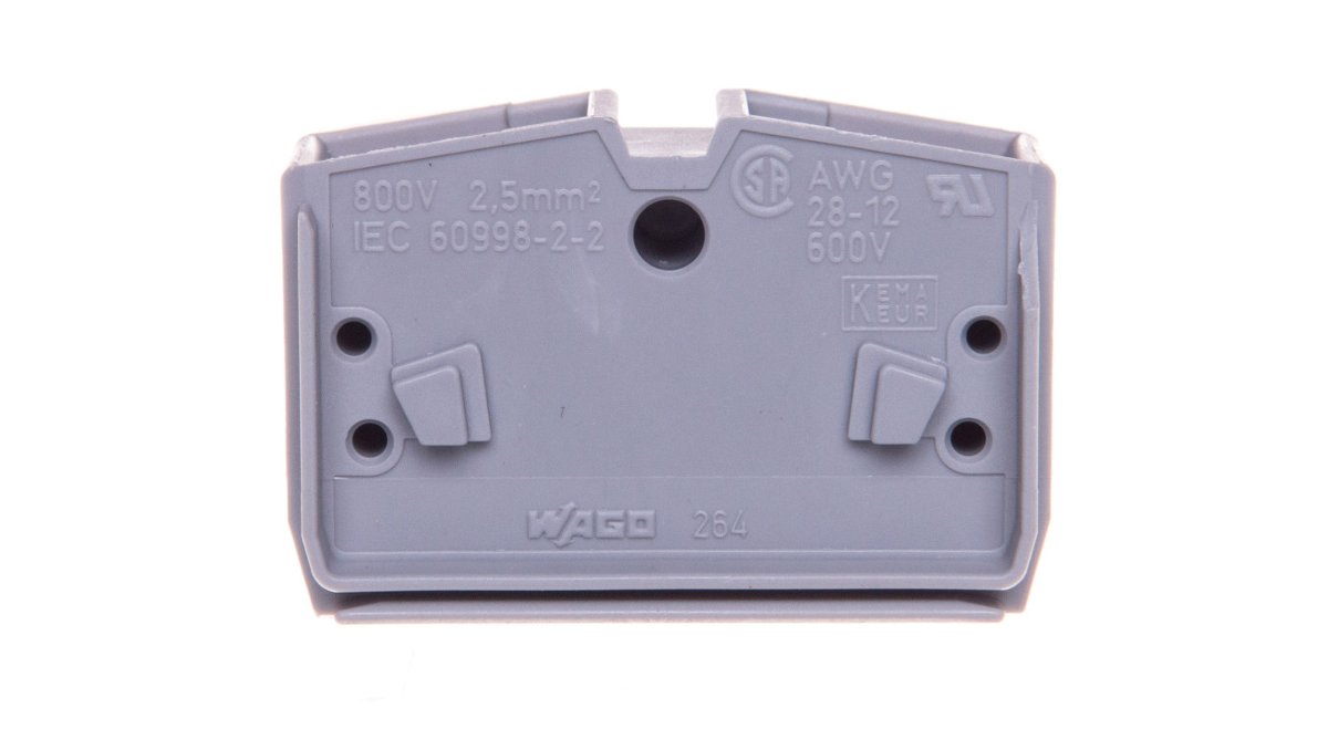 Wago Złączka wewnętrzna 4-przewodowa 2,5mm2 szara 264-351 264-351
