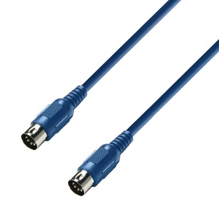 Adam Hall 3 Star Przewód MIDI 1,5 m blue K3MIDI0150BLU