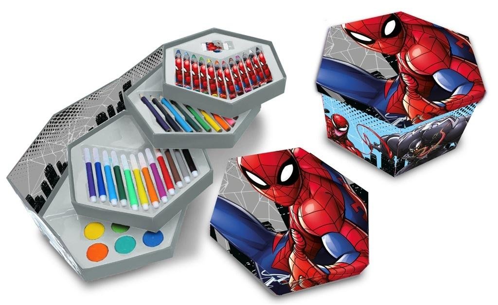 Beniamin Zestaw heksagonalny 51 elementów Spider Man -