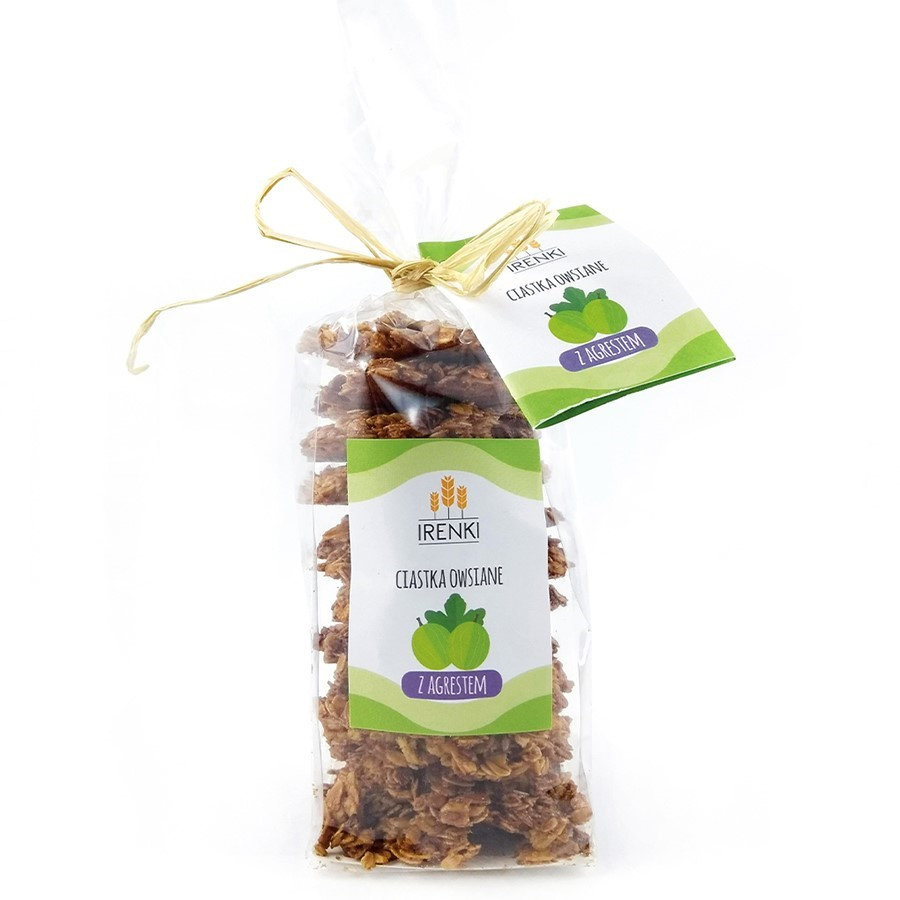 Follow Ciastka owsiane z agrestem 150g Irenki