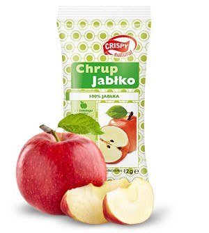 Crispy Natural Kostki jabłka 12g