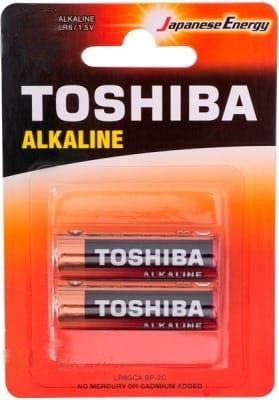 Toshiba Baterie RED ALKALINE LR03GCA BP-2C LR03 Blister 2 szt 159939