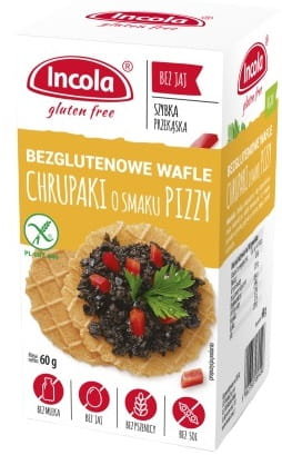 Incola Chrupaki Bezglutenowe chrupki Pizza 60 g