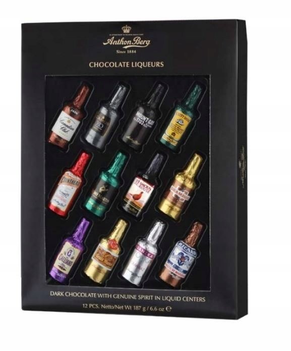 Anthon Berg, czekoladki z alkoholem Chocolate Liqueurs, 187 g